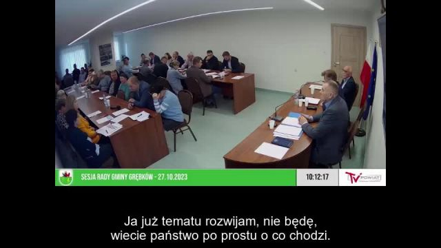 Sesja Rady Gminy Grębków – 27.10.2023 / NAPISY (1)