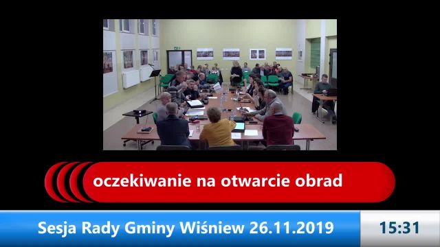 Sesja Rady Gminy Wiśniew – 26.11.2019 (1)