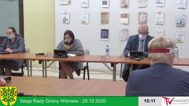 Sesja Rady Gminy Wiśniew - 29.10.2020 roku (1)