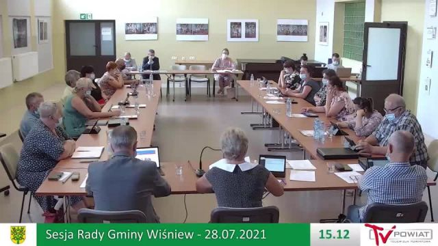 Sesja Rady Gminy Wiśniew - 28.07.2021 (1)