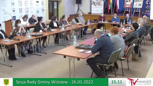 Sesja Rady Gminy Wiśniew - 26.01.2022 (1)