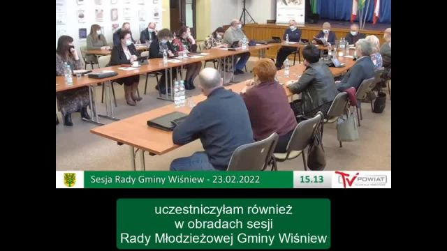 Sesja Rady Gminy Wiśniew – 23.02.2022 / NAPISY (1)