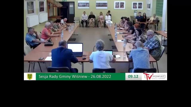 Sesja Rady Gminy Wiśniew – 26.08.2022 / NAPISY (1)
