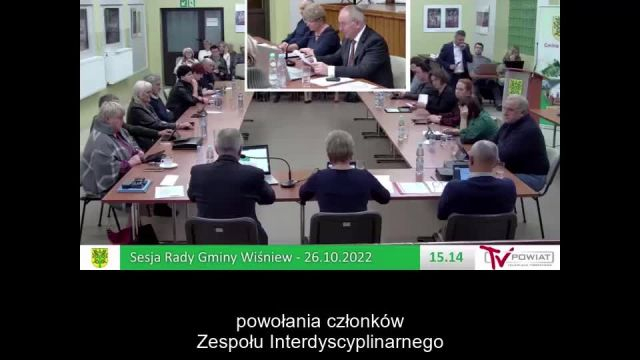 Sesja Rady Gminy Wiśniew – 26.10.2022 / NAPISY (1)