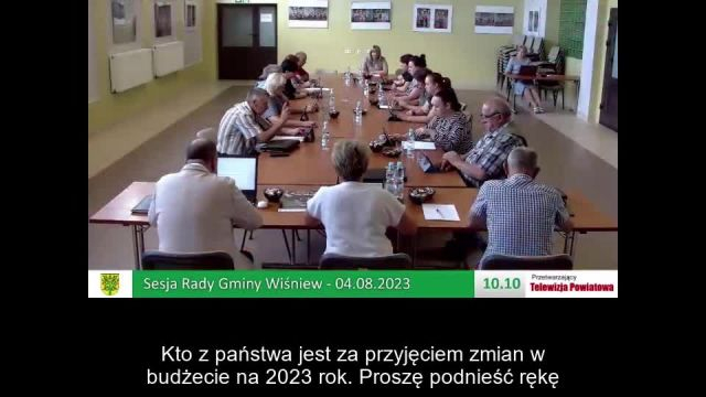 Sesja Rady Gminy Wiśniew- 04.08.2023 / NAPISY (1)