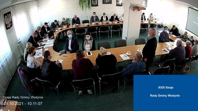 Sesja Rady Gminy Wodynie -  01.10.2021 (1)