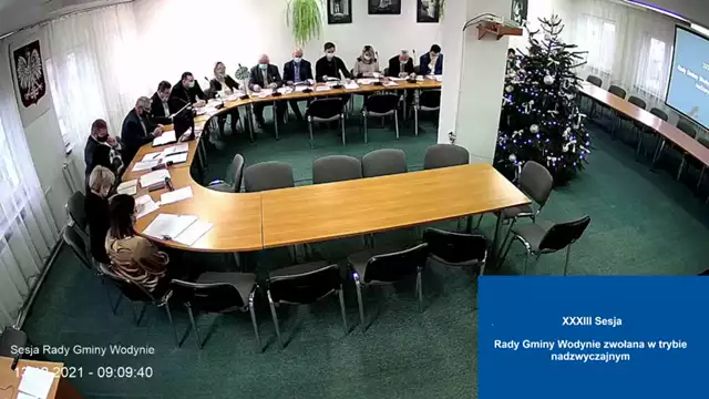 Sesja Rady Gminy Wodynie -  13.12.2021 (1)