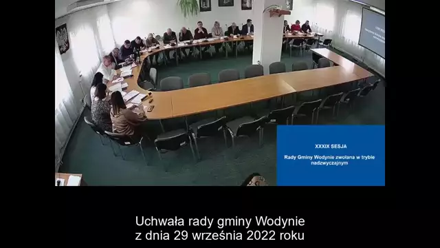 Sesja Rady Gminy Wodynie - 29.09.2022 / NAPISY (1)