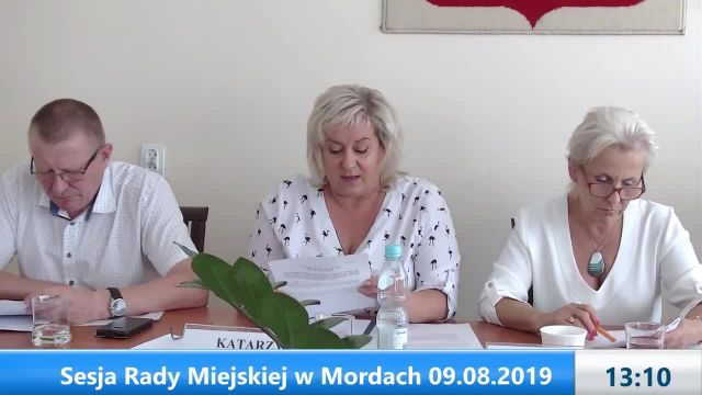 Sesja Rady Miejskiej w Mordach – 9.08.2019 (1)