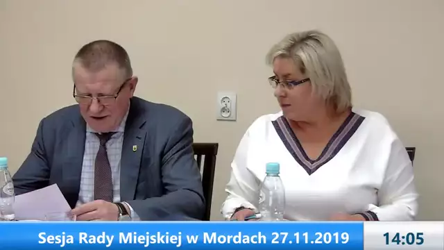 Sesja Rady Miejskiej w Mordach – 27.11.2019 (1)