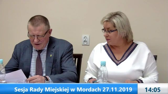 Sesja Rady Miejskiej w Mordach – 27.11.2019 (1)