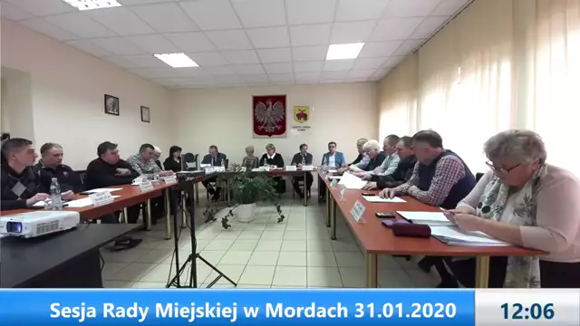 Sesja Rady Miejskiej w Mordach – 31.01.2020 (1)