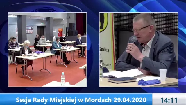 Sesja Rady Miejskiej w Mordach – 29.04.2020 roku (1)
