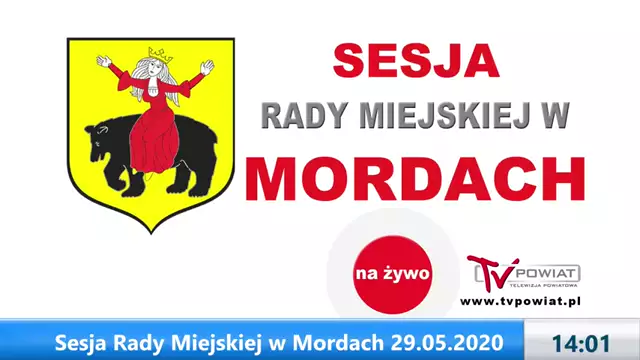 Sesja Rady Miejskiej w Mordach - 29.05.2020 (1)