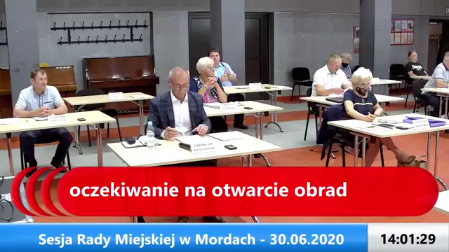 Sesja Rady Miejskiej w Mordach - 30.06.2020 (1)