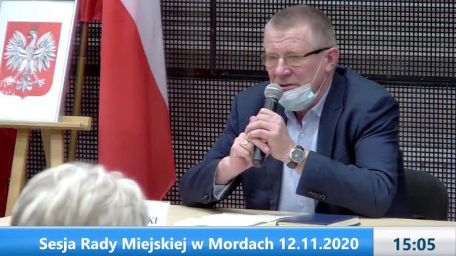 Sesja Rady Miejskiej w Mordach -12.11.2020 (1)