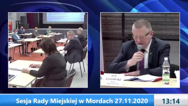 Sesja Rady Miejskiej w Mordach - 27.11.2020 (1)