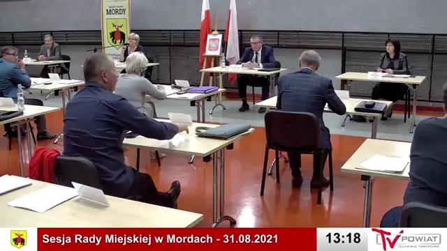 Sesja Rady Miejskiej w Mordach - 31.08.2021 (1)