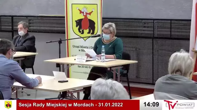 Sesja Rady Miejskiej w Mordach – 31.01.2022 (1)