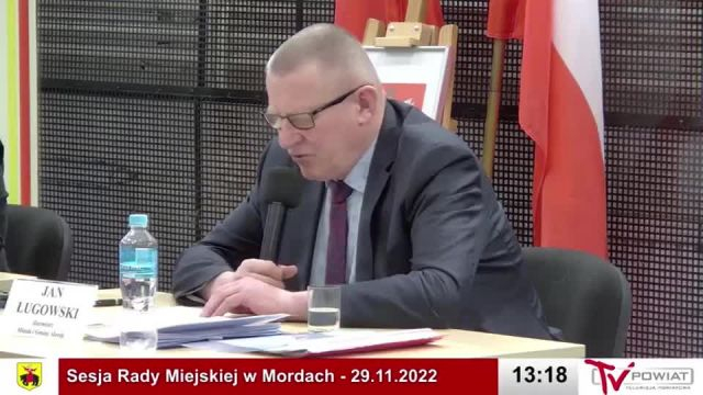Sesja Rady Miejskiej w Mordach – 29.11.2022 (1)