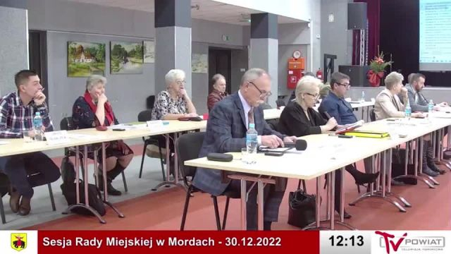 Sesja Rady Miejskiej w Mordach – 30.12.2022 (1)