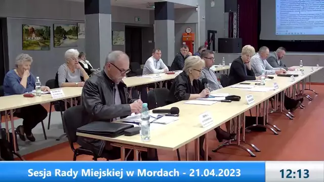 Sesja Rady Miejskiej w Mordach – 21.04.2023 (1)