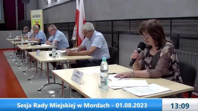Sesja Rady Miejskiej w Mordach – 01.08.2023 (1)