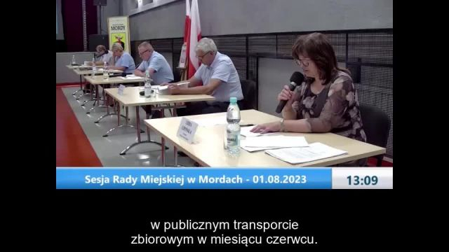 Sesja Rady Miejskiej w Mordach – 01.08.2023 / NAPISY (1)