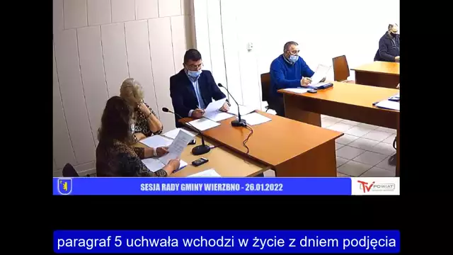 Sesja Rady Gminy Wierzbno – 26.01.2022 / NAPISY (1)