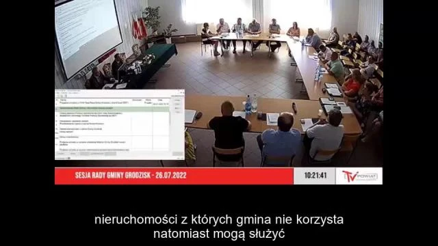 Sesja Rady Gminy Grodzisk - 27.07.2022 - NAPISY (1)