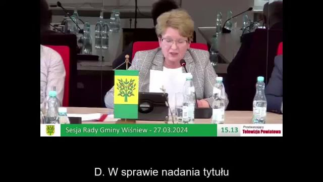 Sesja Rady Gminy Wiśniew –  27.03.2024 / NAPISY